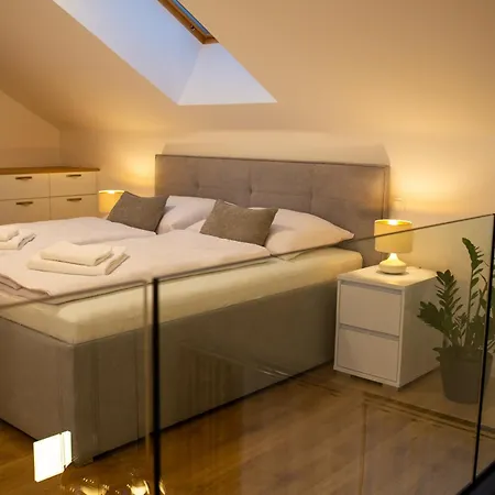 Апартаменты Luxury Loft Apartment - Private Hot Tub & Wellness - 10 Minutes From Bratislava